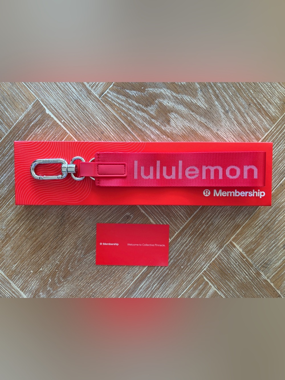 Lululemon Pinnacle Membership Keychain